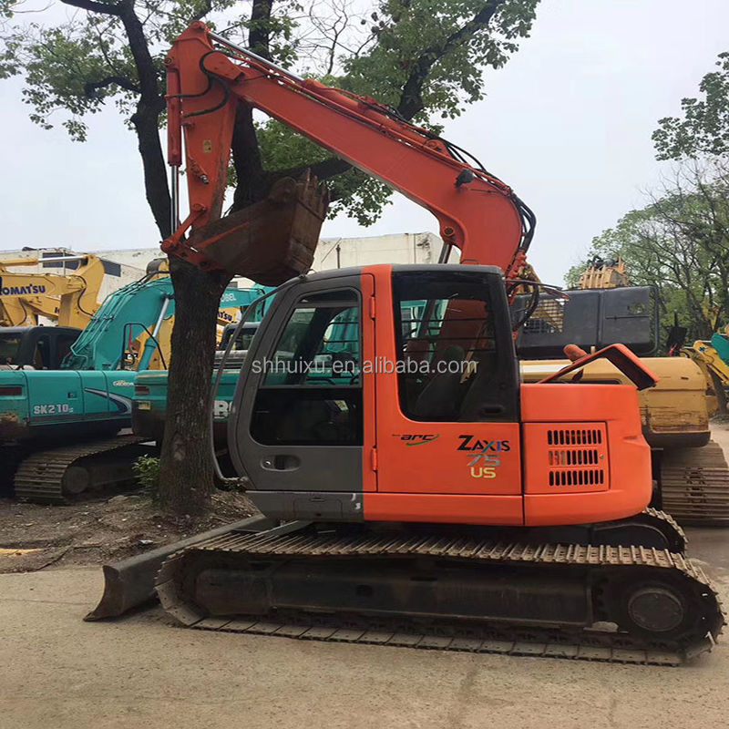 中古のHitachi75USミニ掘削機を販売中古のHitachi75US小型掘削機は良好な状態です