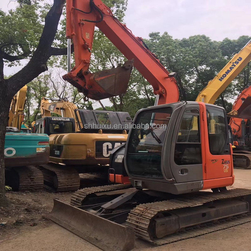 中古のHitachi75USミニ掘削機を販売中古のHitachi75US小型掘削機は良好な状態です