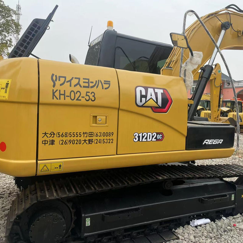 中古の水力掘削機 CAT312D 建設機械,二手キャタピラークローラー掘削機 CAT312D 動作良好