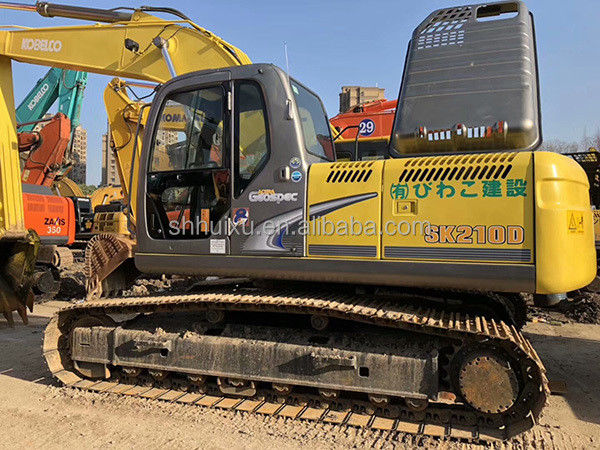 Kobelco SK200 ベストセラー 質の高い古着の掘削機 中古 クローラー掘削機 Kobelco SK210
