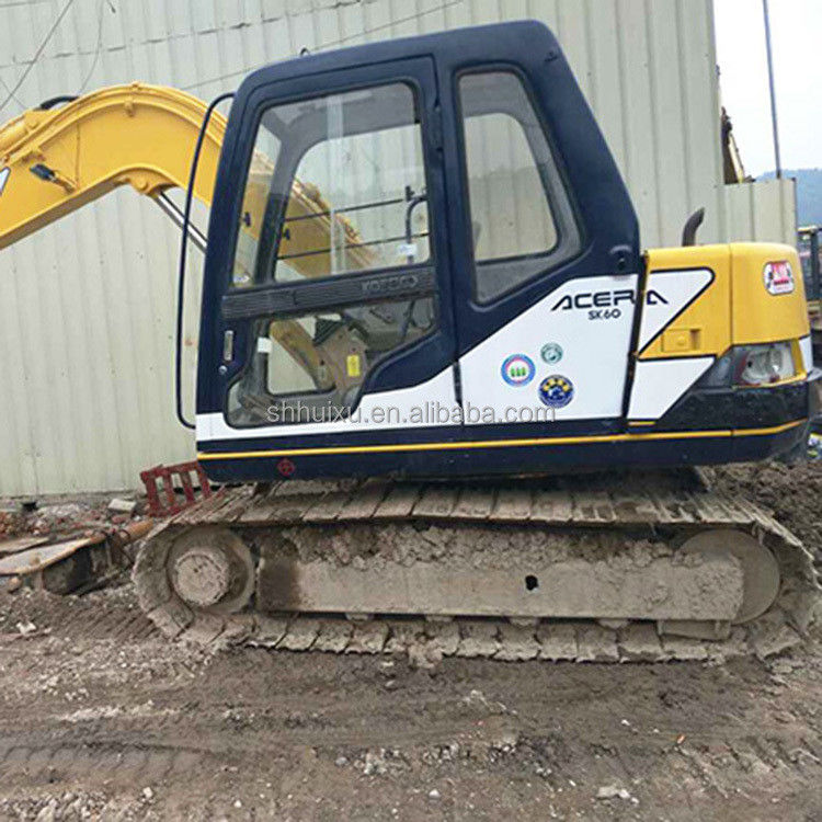中古の水力クローラー掘削機 KOBELCO60-3,ミニ中古 高品質の掘削機 KOBELCO60-3 安い価格
