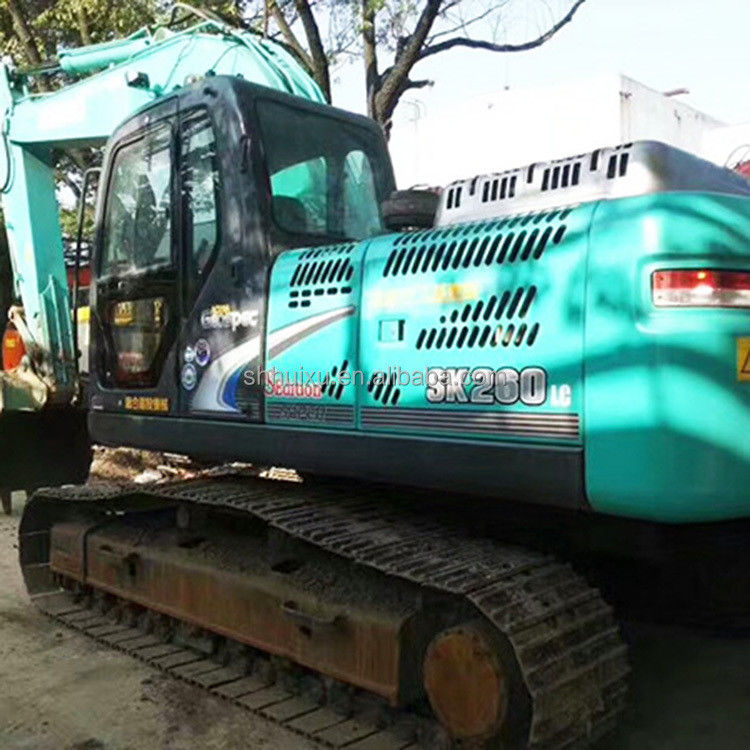 Kobelco SK200 中古の掘削機 Kobelco SK260 優れた品質の中古のクローラー掘削機