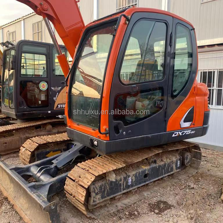 韓国の原産地 古いミニ掘削機 Doosan75 品質の建設機械/二手液圧クローラー掘削機 DOOSAN75 ホットセール