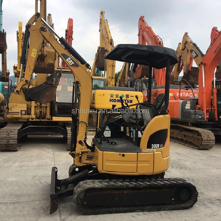 良い品質 中古 小型 クローラー 掘削機 CAT302 中古 水力 ミニ 掘削機 毛虫機 毛虫 備品