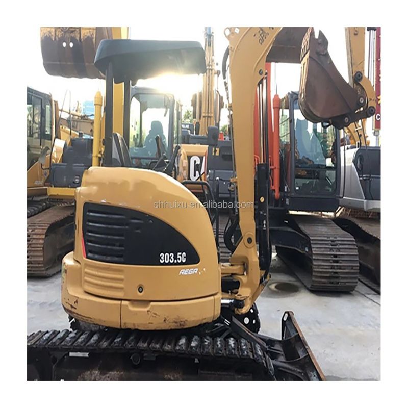 良い品質の中古の水力小型掘削機 CAT303.5 中古 小型のクローバーカタツムリ掘削機 販売中 カタツムリ在庫
