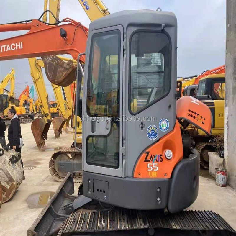 日立 株式 安い価格 中古 ミニ掘削機 日本製 日立 55/二手式 水力 クローラー 掘削機 状態良好 日立 55