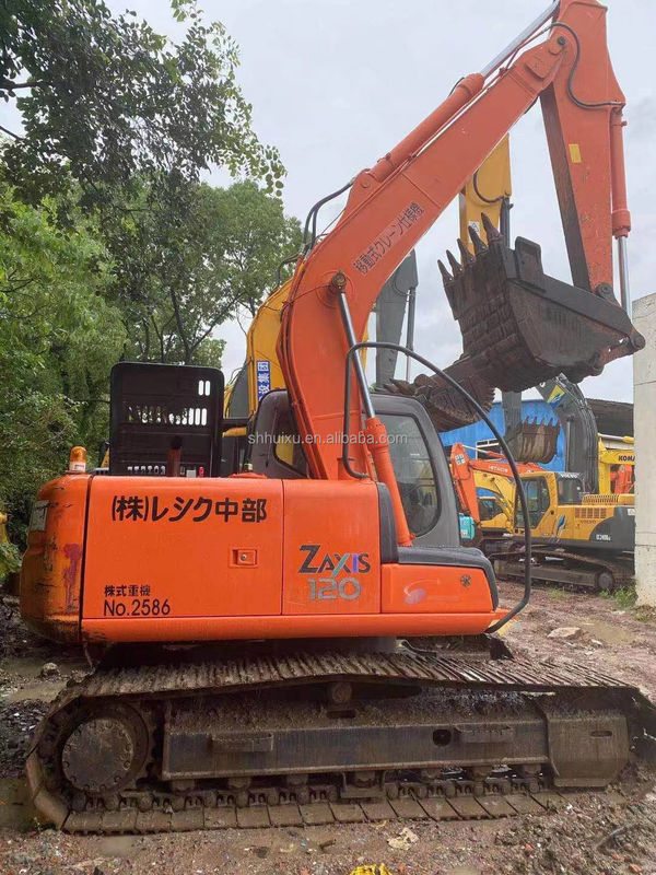 日立ホットセール 中古の掘削機 日本製HITACHI 120 販売中古の水力クローラー掘削機 状態良好