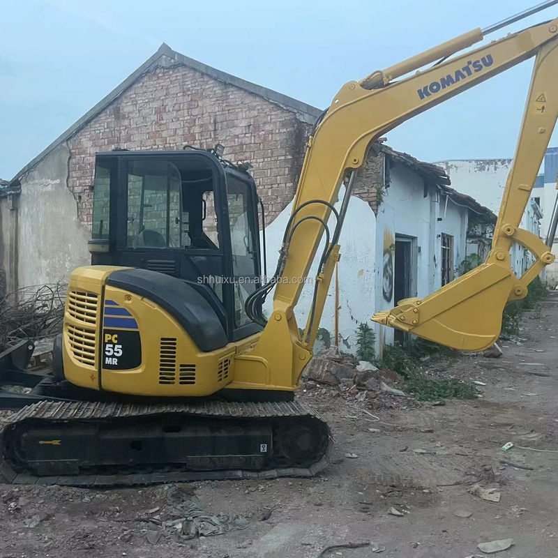 高品質のKOMATSU PC55MR 中古用水力クローラー掘削機 日本産/中古ミニ掘削機 KOMATSU PC55MR 安い価格