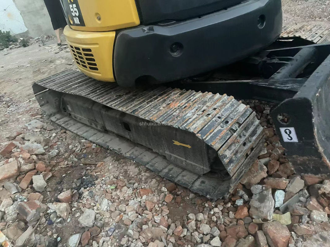 高品質のKOMATSU PC55MR 中古用水力クローラー掘削機 日本産/中古ミニ掘削機 KOMATSU PC55MR 安い価格