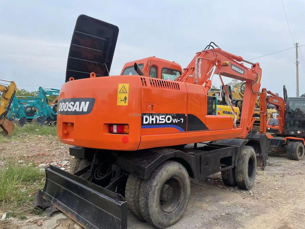 中国車輪掘削機 Doosan 150 中古掘削機 重機 大型掘削機