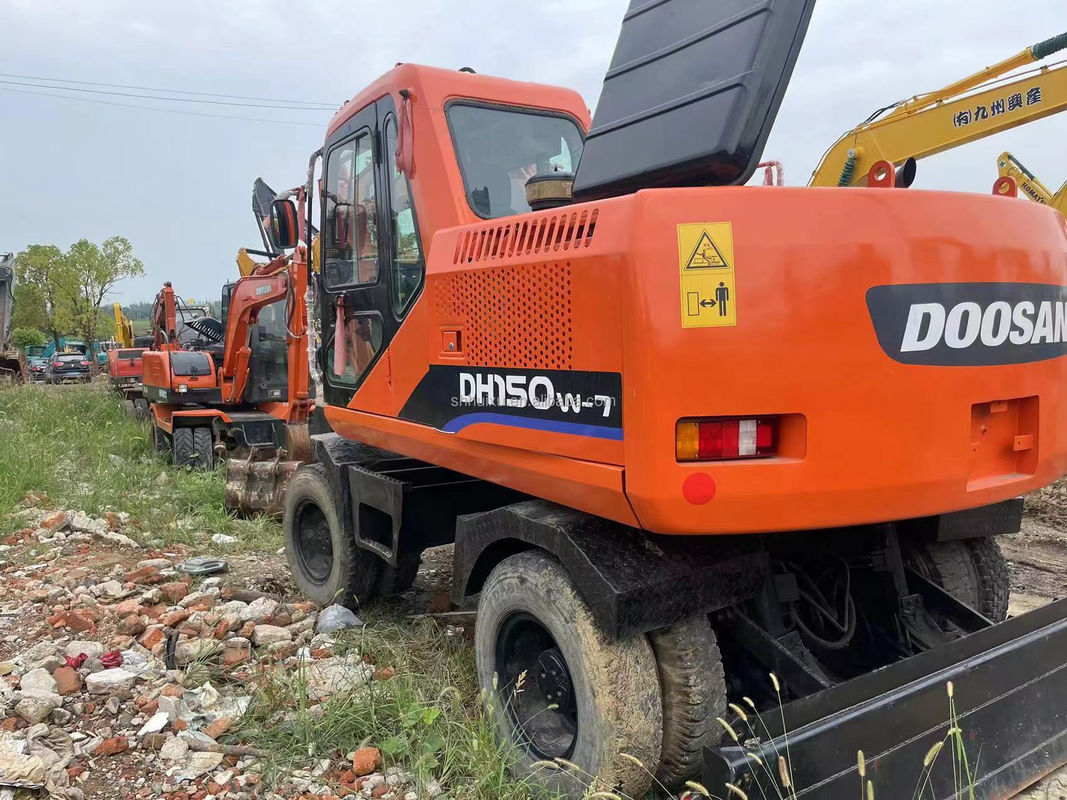 中国車輪掘削機 Doosan 150 中古掘削機 重機 大型掘削機