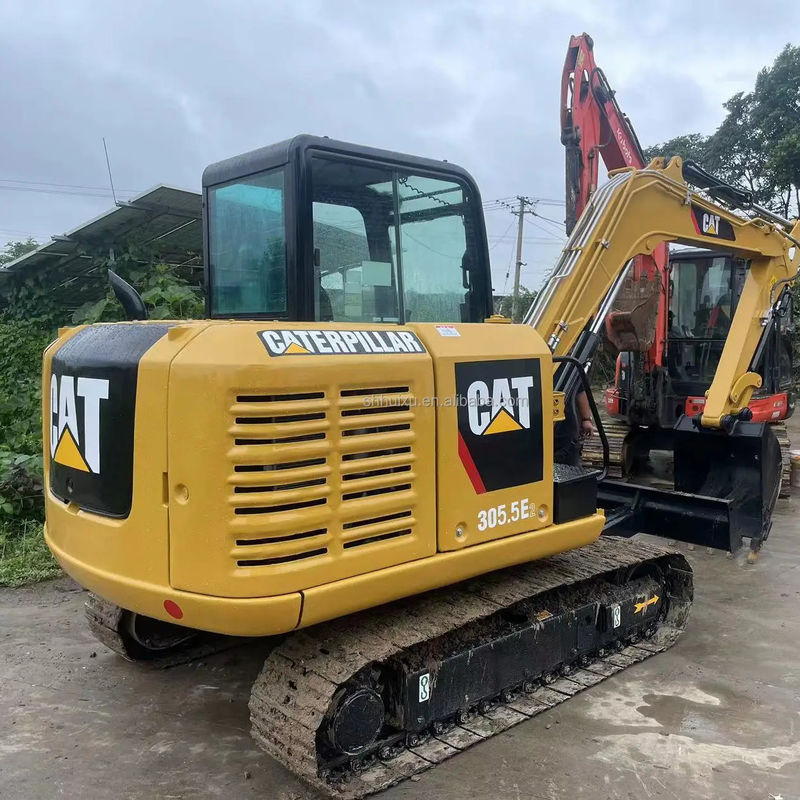 CAT MACHINE 新しいバージョン 日本語 オリジナル 中古 小型掘削機 CAT 305.5E 5.5TON 掘削機