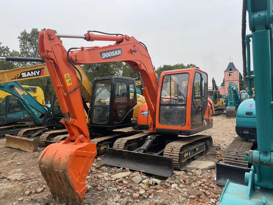 良い性能掘削機 Doosan DX75 小型掘削機 6トンの掘削機 販売 ミニ 最良の掘削機