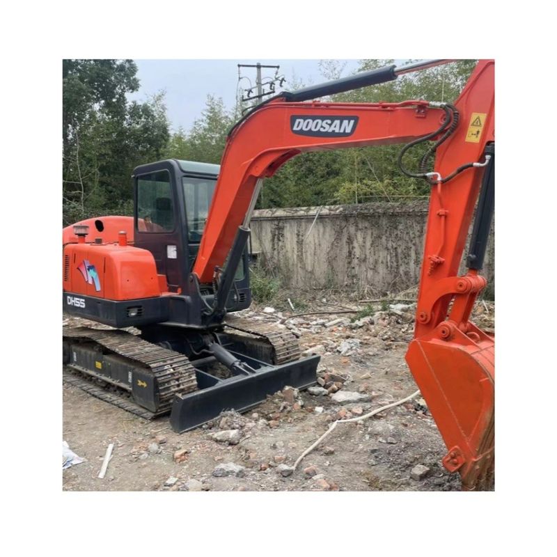 中古 クローラー 掘削機 高品質で安価で 使われた Doosan55 販売道路製造マシン