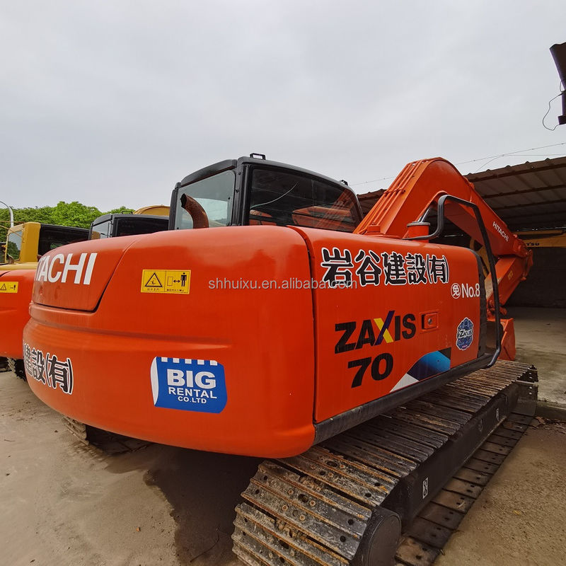 ヒタチ ストック 状態良好 ヒタチ ZX70 中古 水力駆動用掘削機 / 中古 ミニ掘削機 ヒタチ ZX70 安い価格