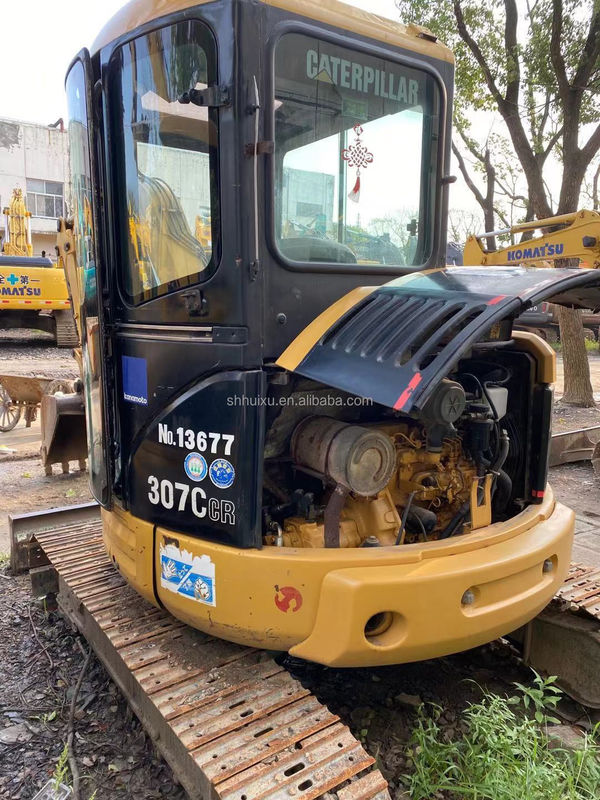 日本産 中古品 品質の良い水力駆動式クローラー掘削機 CAT307C 7T/中古ミニ掘削機 CAT307C 安い価格