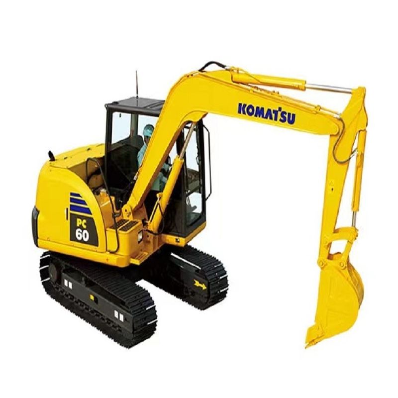 クローラー掘削機 コマツー PC60 6トン 中古水力高品質/中古 ミニ掘削機 コマツー PC60 日本産 安い価格 コマツー掘削機