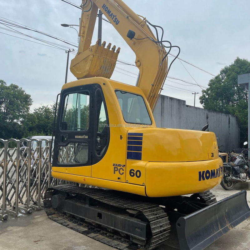 クローラー掘削機 コマツー PC60 6トン 中古水力高品質/中古 ミニ掘削機 コマツー PC60 日本産 安い価格 コマツー掘削機