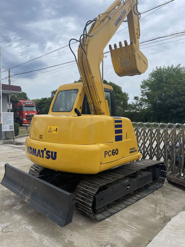 クローラー掘削機 コマツー PC60 6トン 中古水力高品質/中古 ミニ掘削機 コマツー PC60 日本産 安い価格 コマツー掘削機