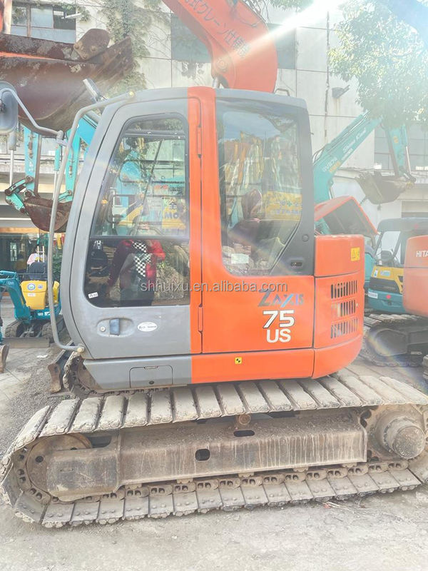 日立 株式 日本産 日立 ZX75 中古 水力クローラー掘削機/中古 ミニ掘削機 日立 ZX75 質が良い 安い価格