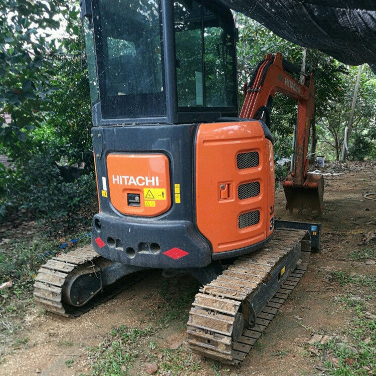 中古 ヒタチ ZX35 クローラー掘削機 3.5 トンのミニ ZX35U 掘削機