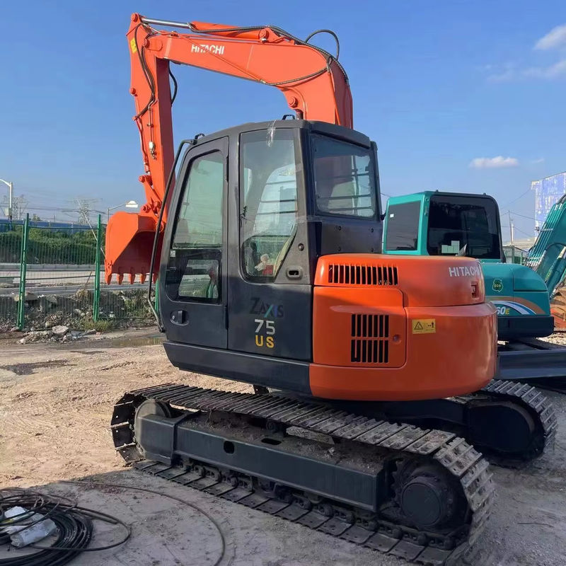 掘削機 中古  Hitachi 75 掘削機 小型中古機械 7.5 トン 水力掘削機 ミニ掘削機