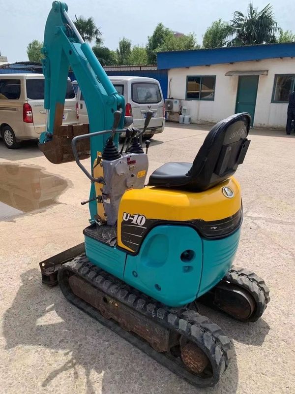 長時間労働と低価格の熱売り用ミニ掘削機 1トン KUBOTA U10 クローラー掘削機