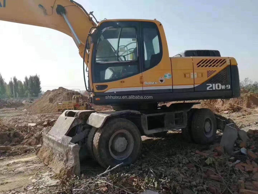 韓国のオリジナル2014年 中古ハインダイR210W-9車輪掘削機/タイヤマシンR210W-9ハインダイ 販売