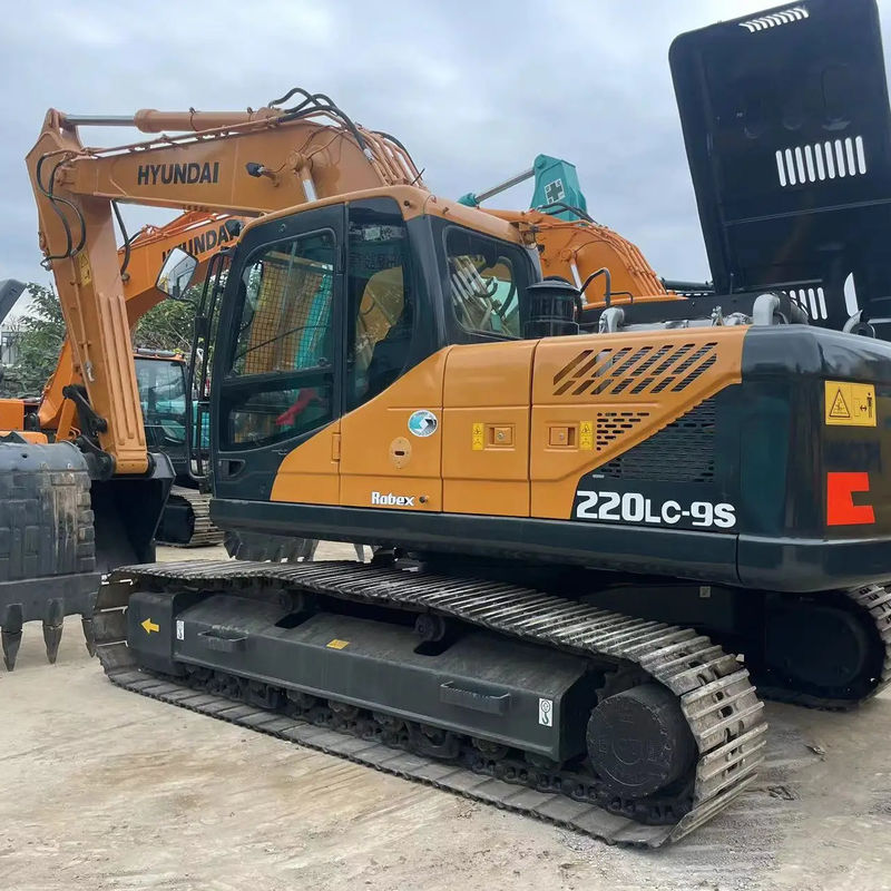 中古大型クローラー掘削機 ヒューンダイ220掘削機 中古大型掘削機 22トンの中古掘削機