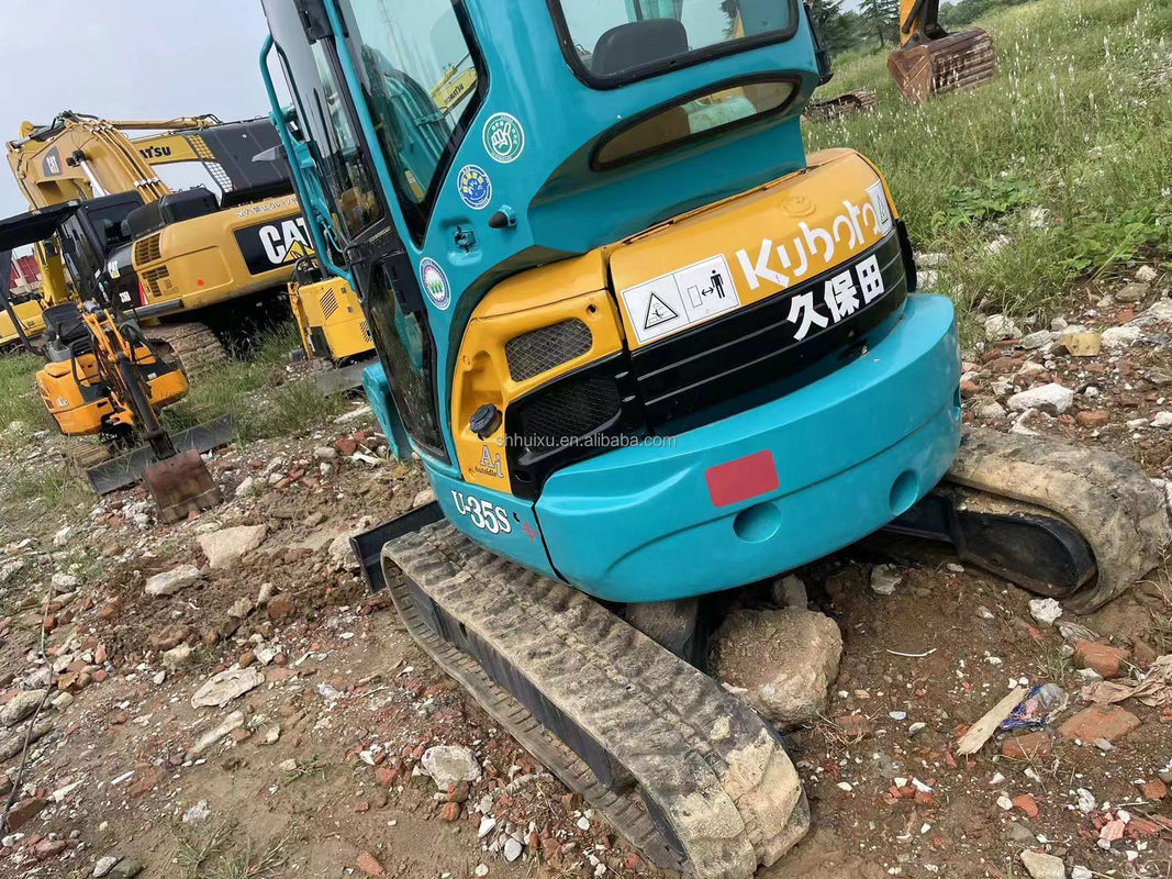 低労働時間 Kubota U35S 掘削機 高品質のエンジンとポンプの古着掘削機を販売 低価格の古着機械