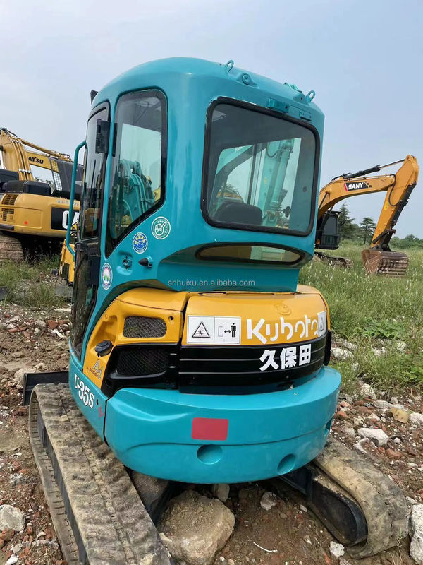 低労働時間 Kubota U35S 掘削機 高品質のエンジンとポンプの古着掘削機を販売 低価格の古着機械