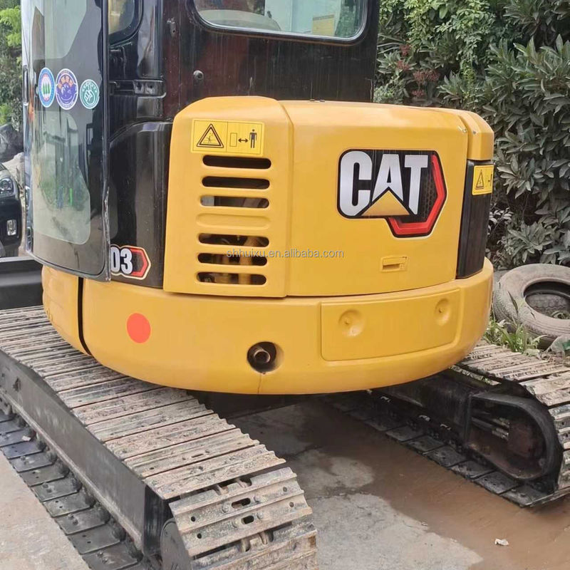 中古ミニ掘削機 CAT303 運転キャビンの手土掘削機 中国ミニ掘削機