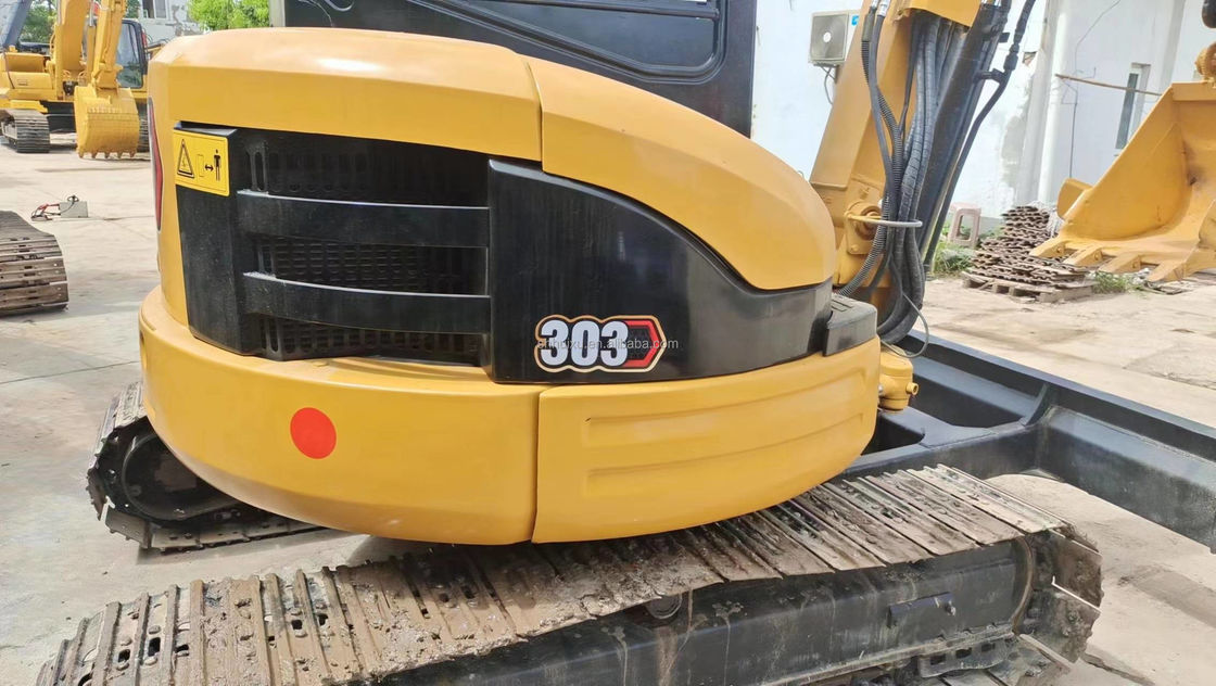 中古ミニ掘削機 CAT303 運転キャビンの手土掘削機 中国ミニ掘削機