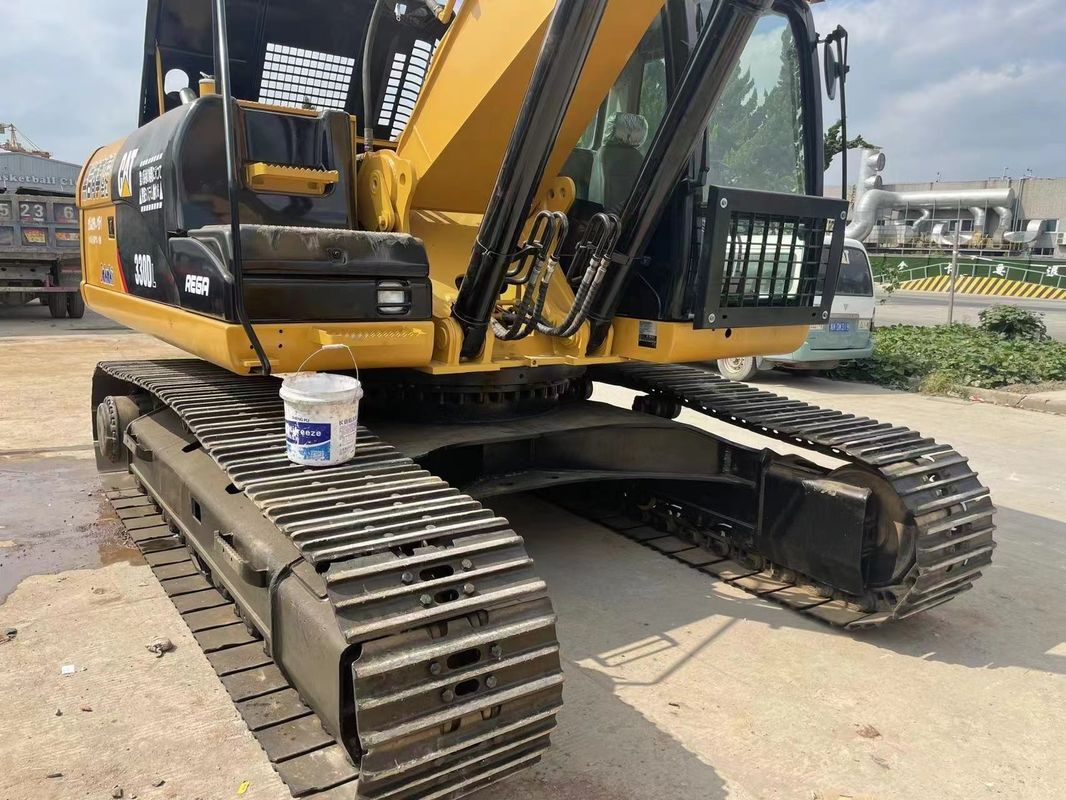 大型クローバー掘削機 CAT 330D 中古用掘削機 重機使用 30 トン水力クローバーバックホー 大型掘削機
