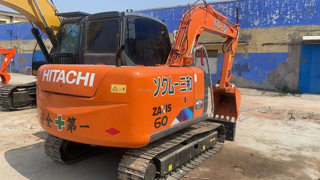 高品質のHitachiは使用したZX60 6トンのミニ掘削機 60モデル 中古原画 ミニ私は掘削機Hitachi