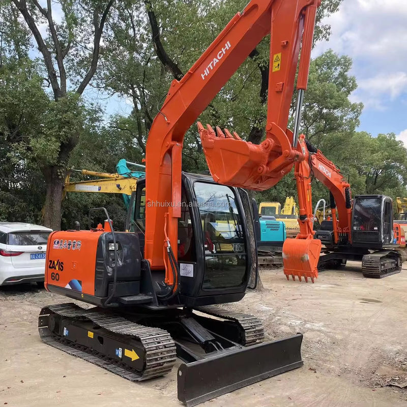 中古のHitachi ZX60掘削機 小型掘削機 中国出口機 ヒタチ ZX60掘削機 ミニ掘削機 販売価格良好