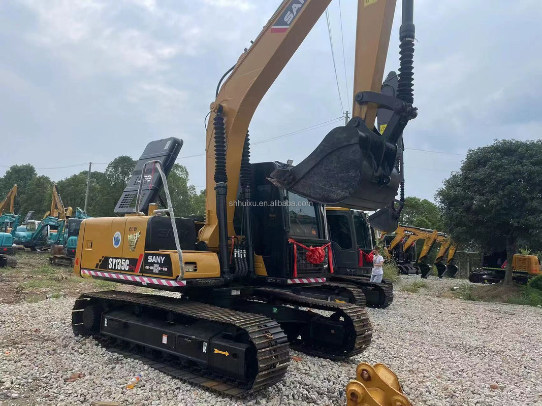 中古水力クローラー掘削機 SANY 135 中国ブランド 中古 SANY掘削機 SANY 135 WITH EPA