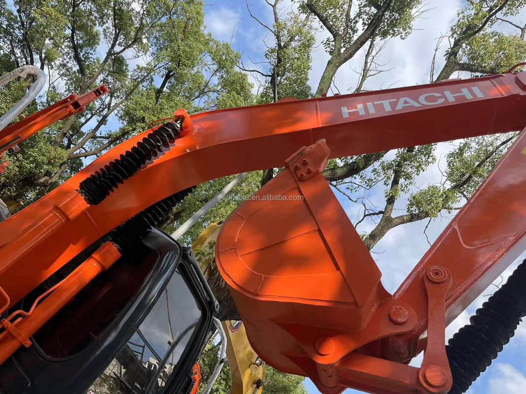 12000kg Zx120 中古ヒタチ掘削機 中古 元の塗料0.51m3