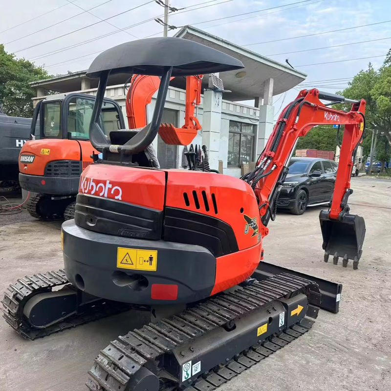 0.15m3 バケット レッド カラー ミニ 中古 掘削機 クボタ U35 中古 ミニ 掘削機