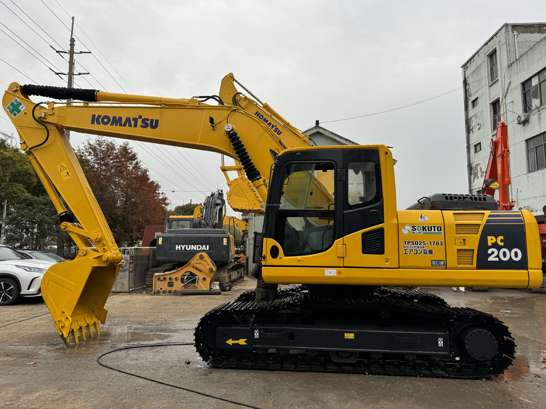 20 トン オリジナル カラー 中古 掘削機 中古 コマツー PC200 建設用掘削機