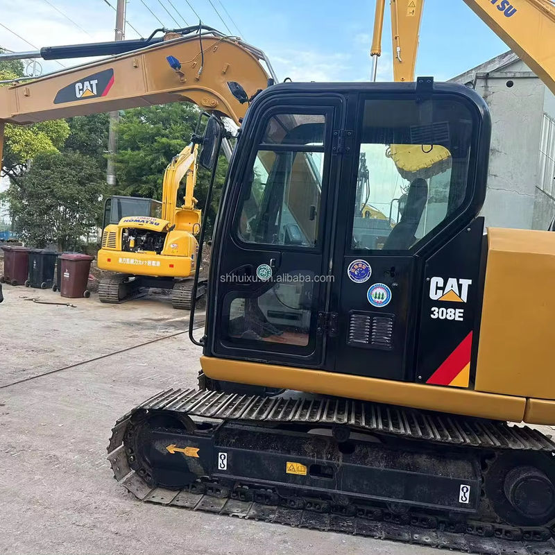 重い機械で使った掘削機 CAT 308E 中古掘削機 CAT 308e 低労働時間