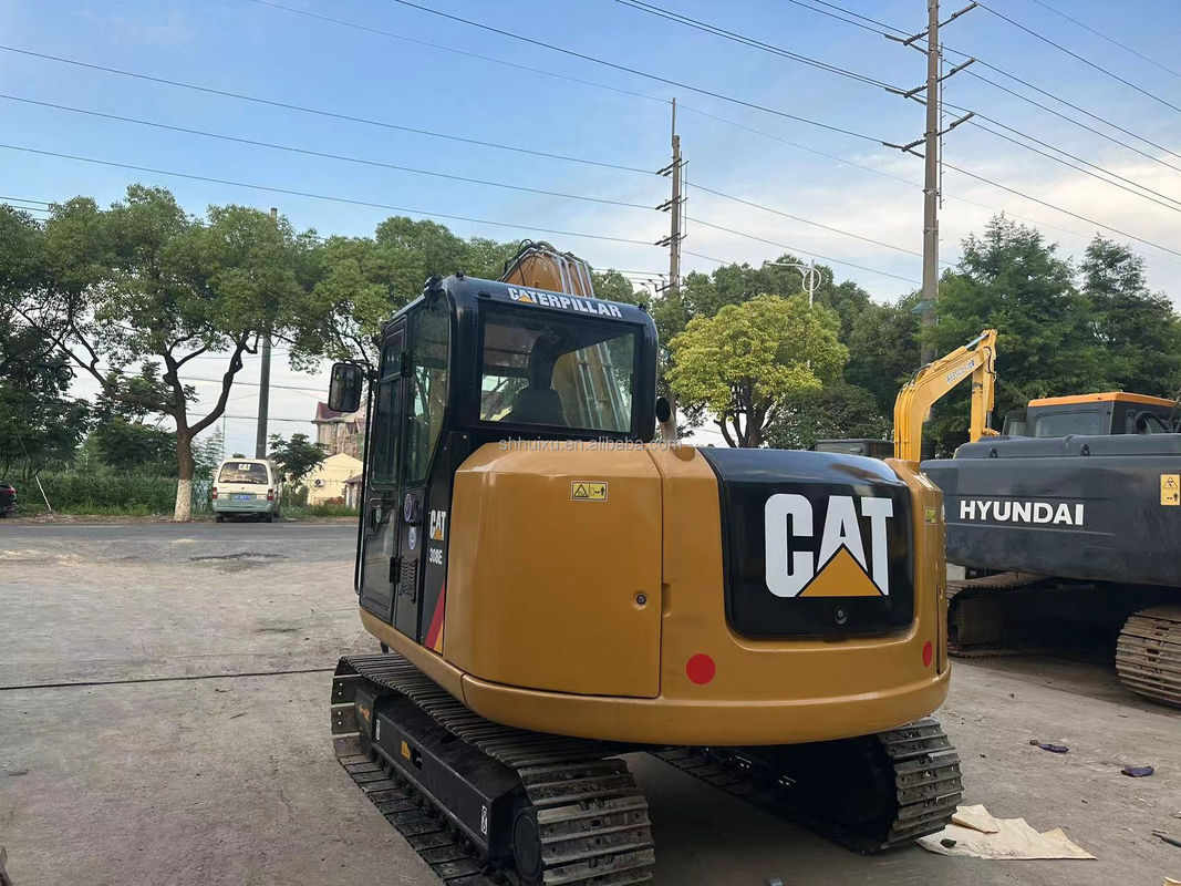 重い機械で使った掘削機 CAT 308E 中古掘削機 CAT 308e 低労働時間