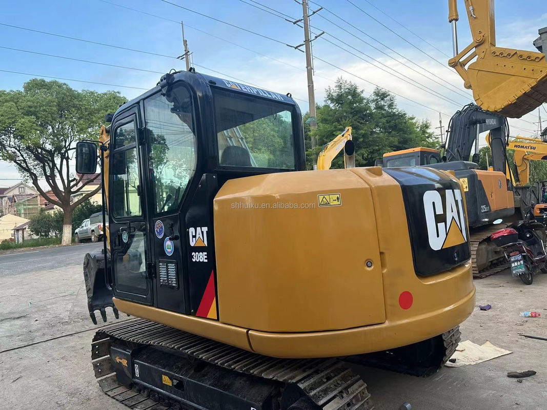 重い機械で使った掘削機 CAT 308E 中古掘削機 CAT 308e 低労働時間