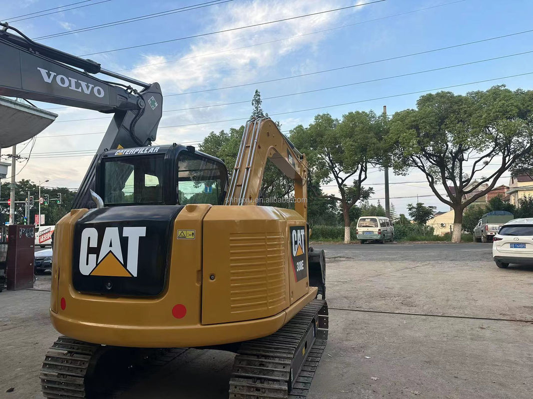 重い機械で使った掘削機 CAT 308E 中古掘削機 CAT 308e 低労働時間