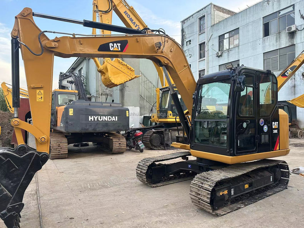 重い機械で使った掘削機 CAT 308E 中古掘削機 CAT 308e 低労働時間