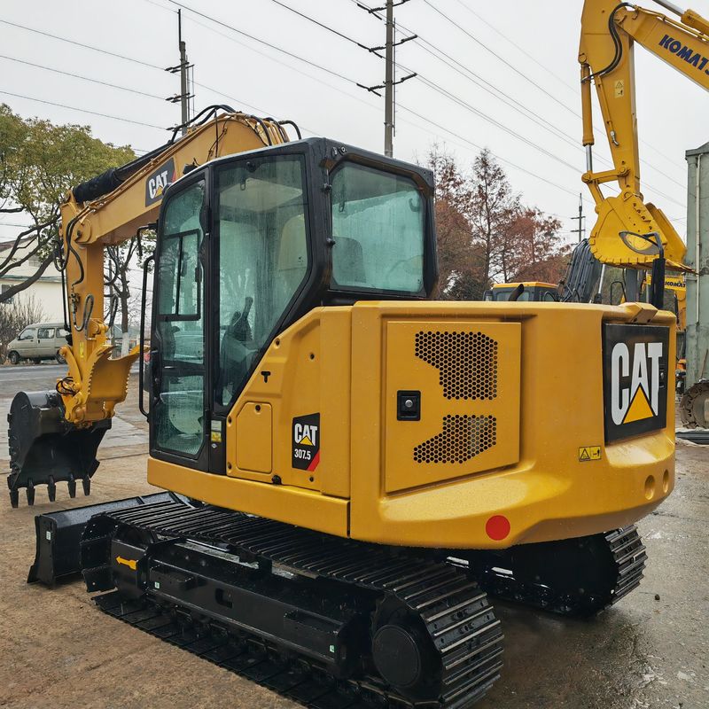 クローラー掘削機 CE/EPA 7トンの小型機械用ミニ掘削機 CAT 307.5 販売 306 307.5 308 良好な状態
