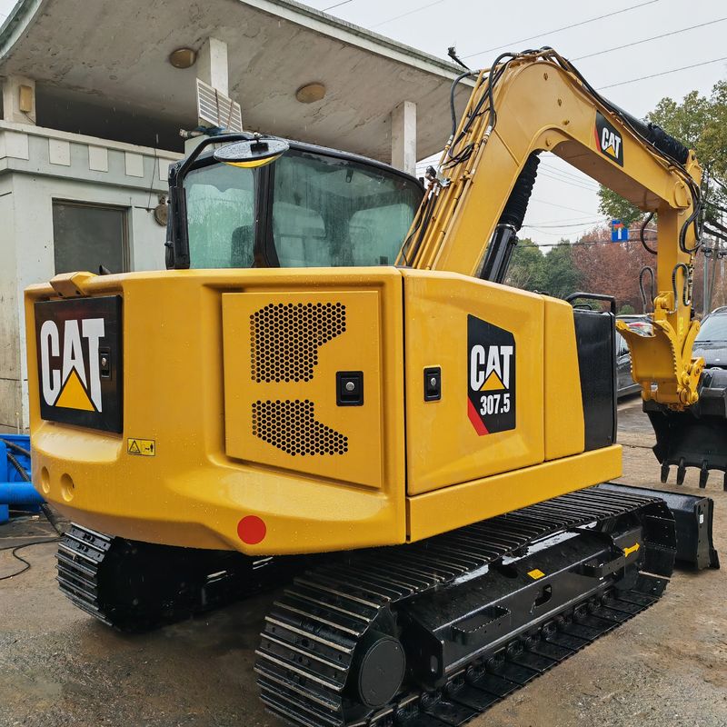 クローラー掘削機 CE/EPA 7トンの小型機械用ミニ掘削機 CAT 307.5 販売 306 307.5 308 良好な状態
