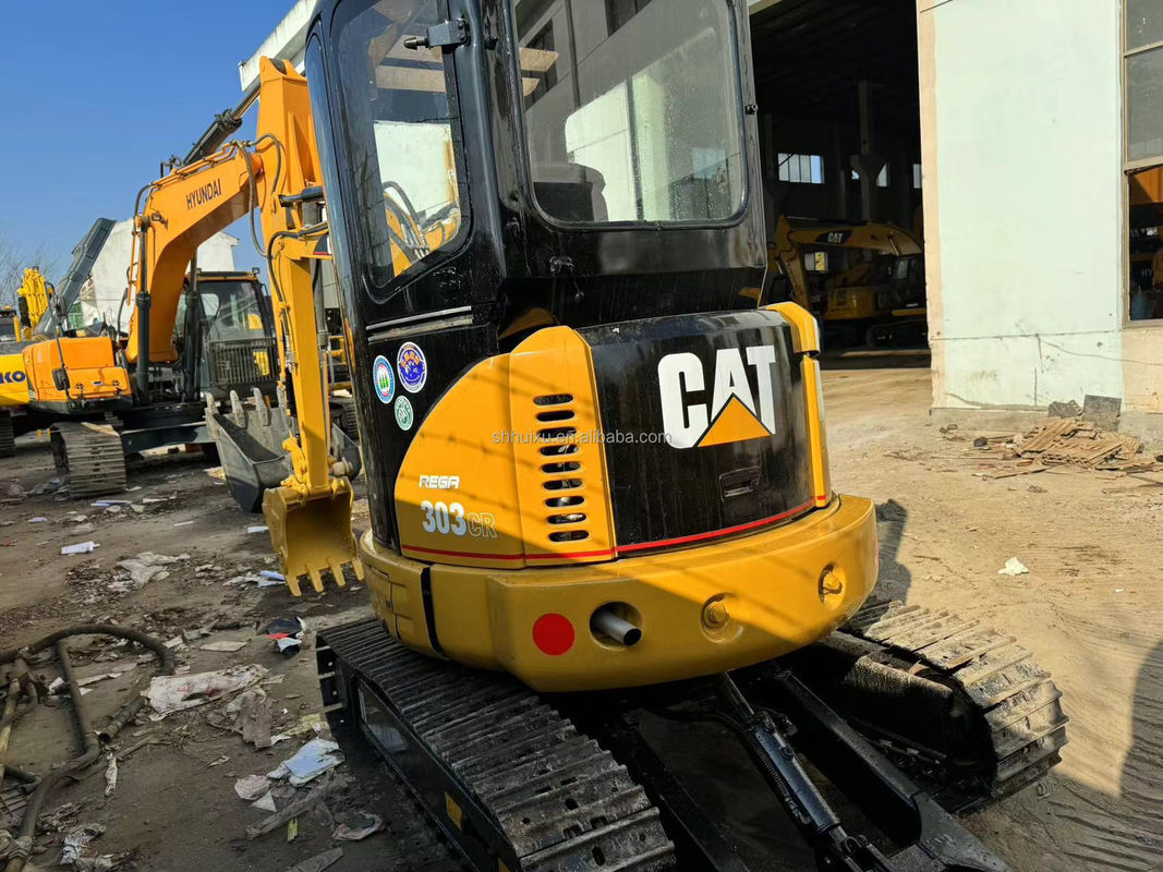 ほぼ新品 日本製 中古3トンのミニ掘削機 CAT303CR 中古クローラー 日本製 中古掘削機価格販売