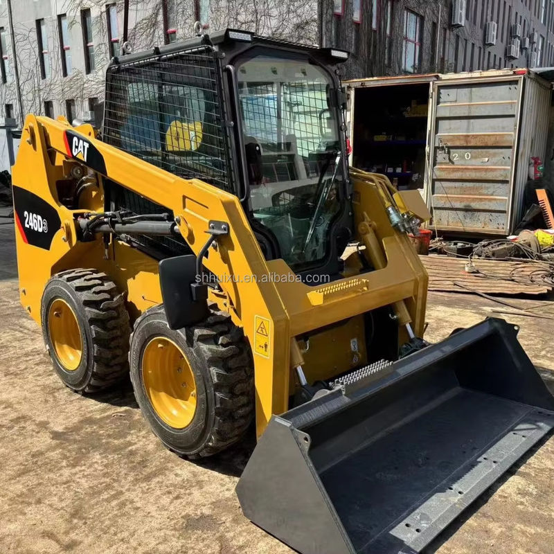 中古 スリップマシン CAT 246D3 カタピラーホイールエグバター 日本 オリジナルホイールエグバター
