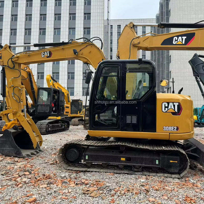 黄色 高いエンジンパワーで使われた Cat308e エグババターで使われた Cat308e 中古